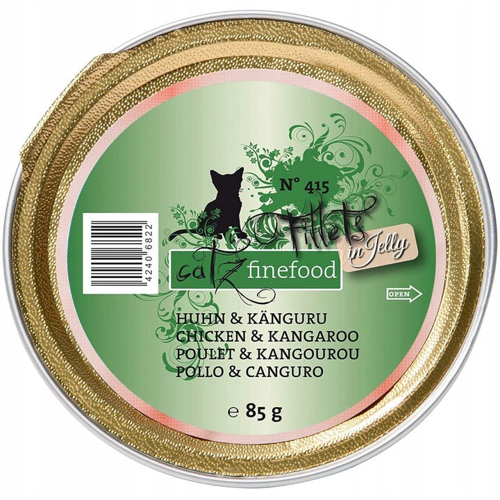 Catz Finefood N.415 Wet Cat Food Filleted Chicken and Kangaroo 85g