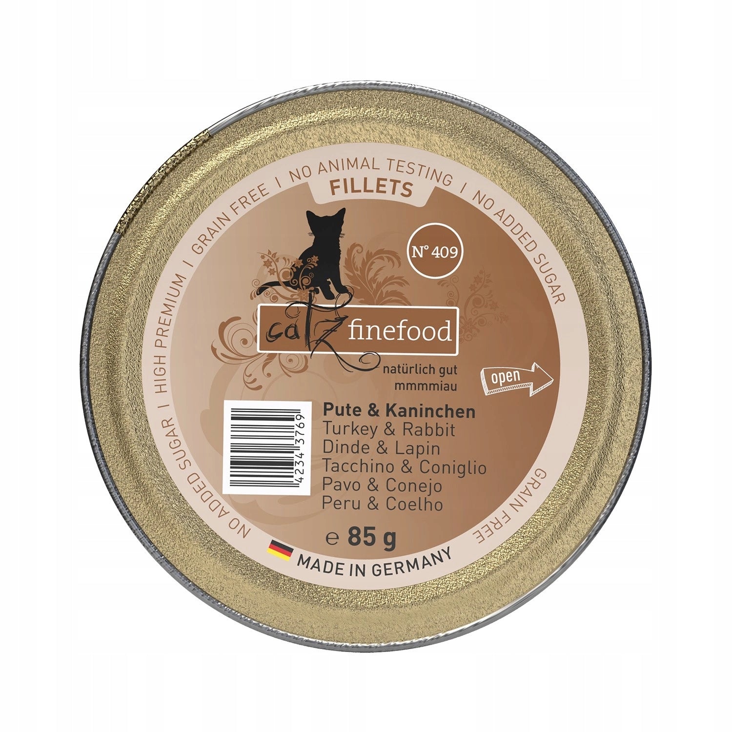 Catz Finefood No. 409 Fillet 85gr Chicken and rabbit in jelly cat food Brand Catz Finefood