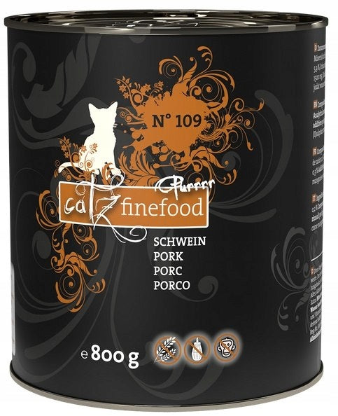 Catz Finefood Purrrr N.109 Boar 800g Hypoallergenic Wild Cat Meat EAN (GTIN) 4260379440852