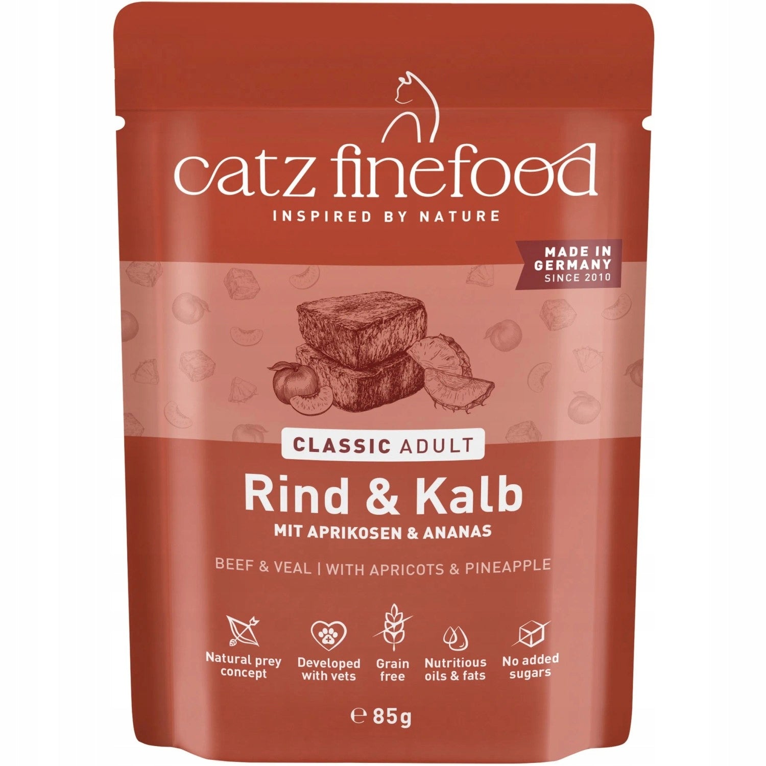 Catz finefood N.07 Beef and Veal 1x 85g