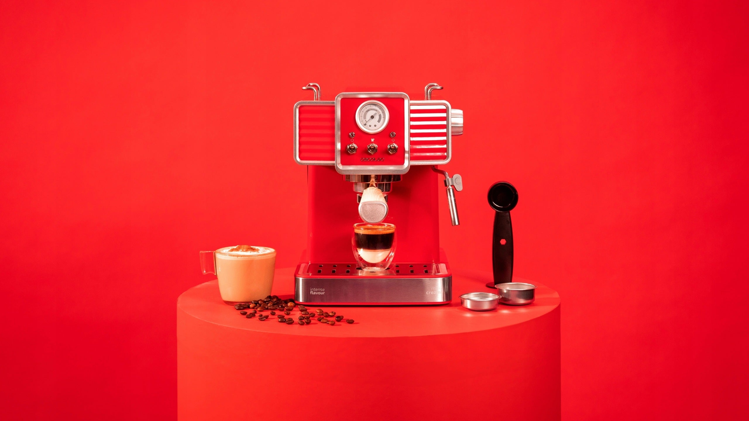 Cecotec Power Espresso 20 Traditional Light Red Coffee Maker Red Manufacturer code 1727