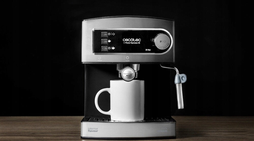 Cecotec PowerEspresso 20 850W 20 Bar Silver Black Brand Cecotec