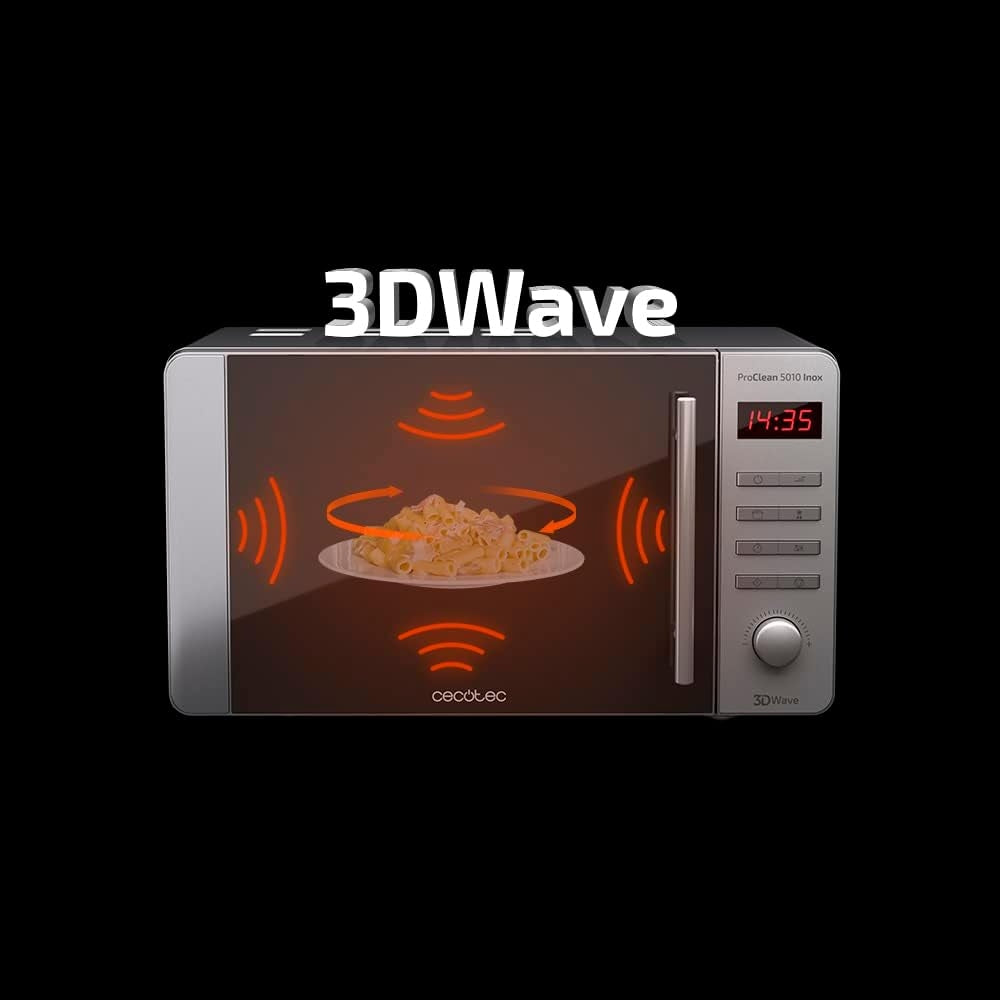 Cecotec ProClean 5010 700W 20L Ready2Clean 3DWave Microwave Oven Model ProClean 5010 Inox