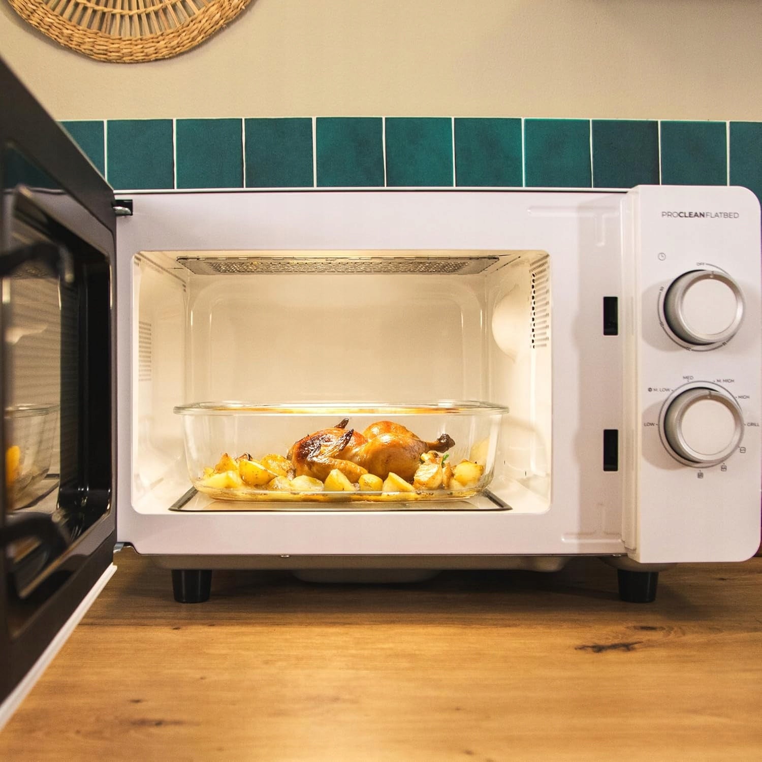 Cecotec Proclean 3120 Flatbed Microwave 20L 700W Grill 800W white Model Proclean 3120 Flatbed