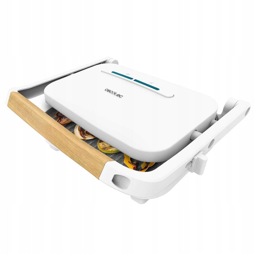 Cecotec Rock`nGrill 1200 Wood W Electric Grill Contact 1300W White Packaging status original
