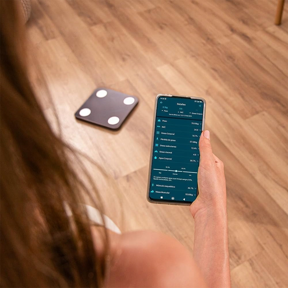 Cecotec Smart Bathroom Scale with Surface Precision Smart App Model E56R4HJ5ERHE5RYH5RTY6