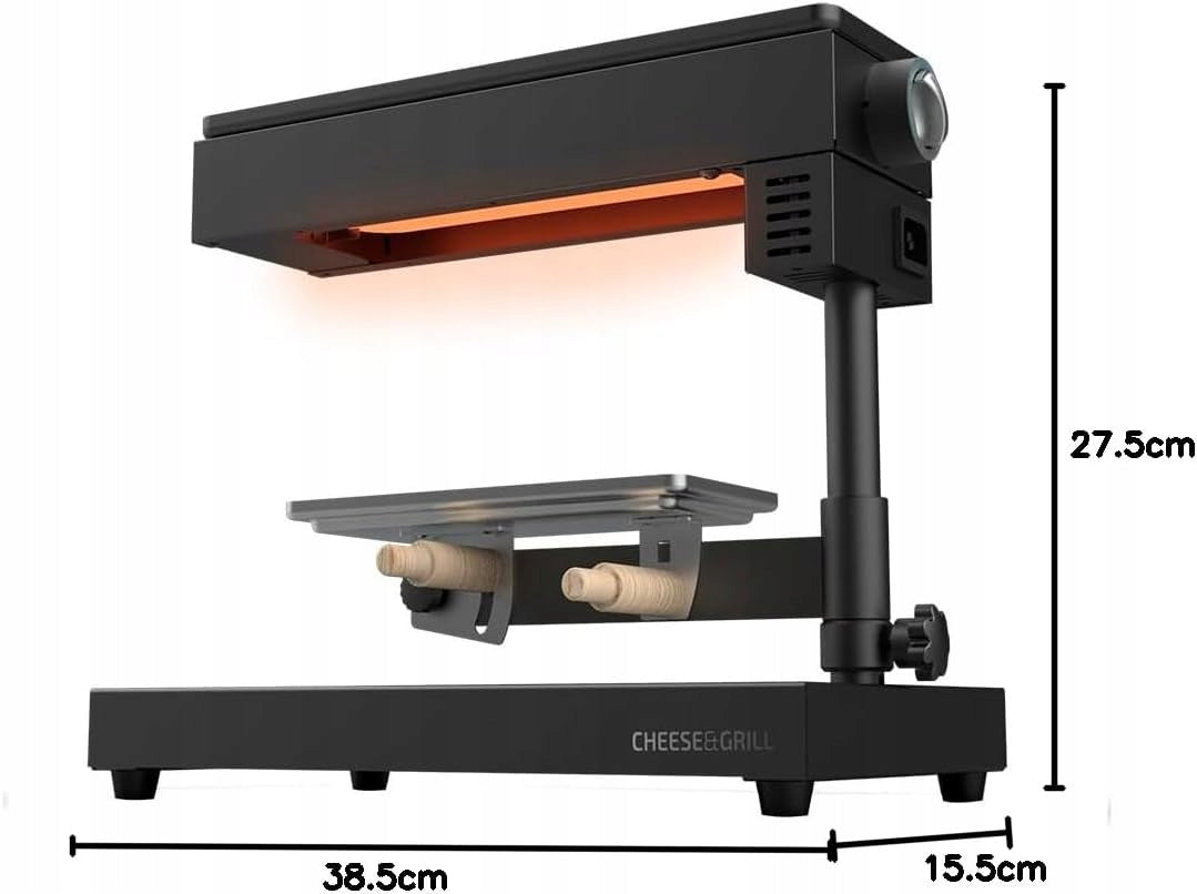 Cecotec electric grill 600W stainless steel black non-stick Model Grill