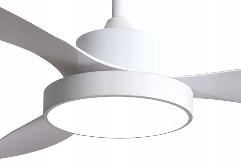 Ceiling Fan SOLENTO LED DC White - 106cm | Silent Fan, LED Lamp Brand DaxtonFan