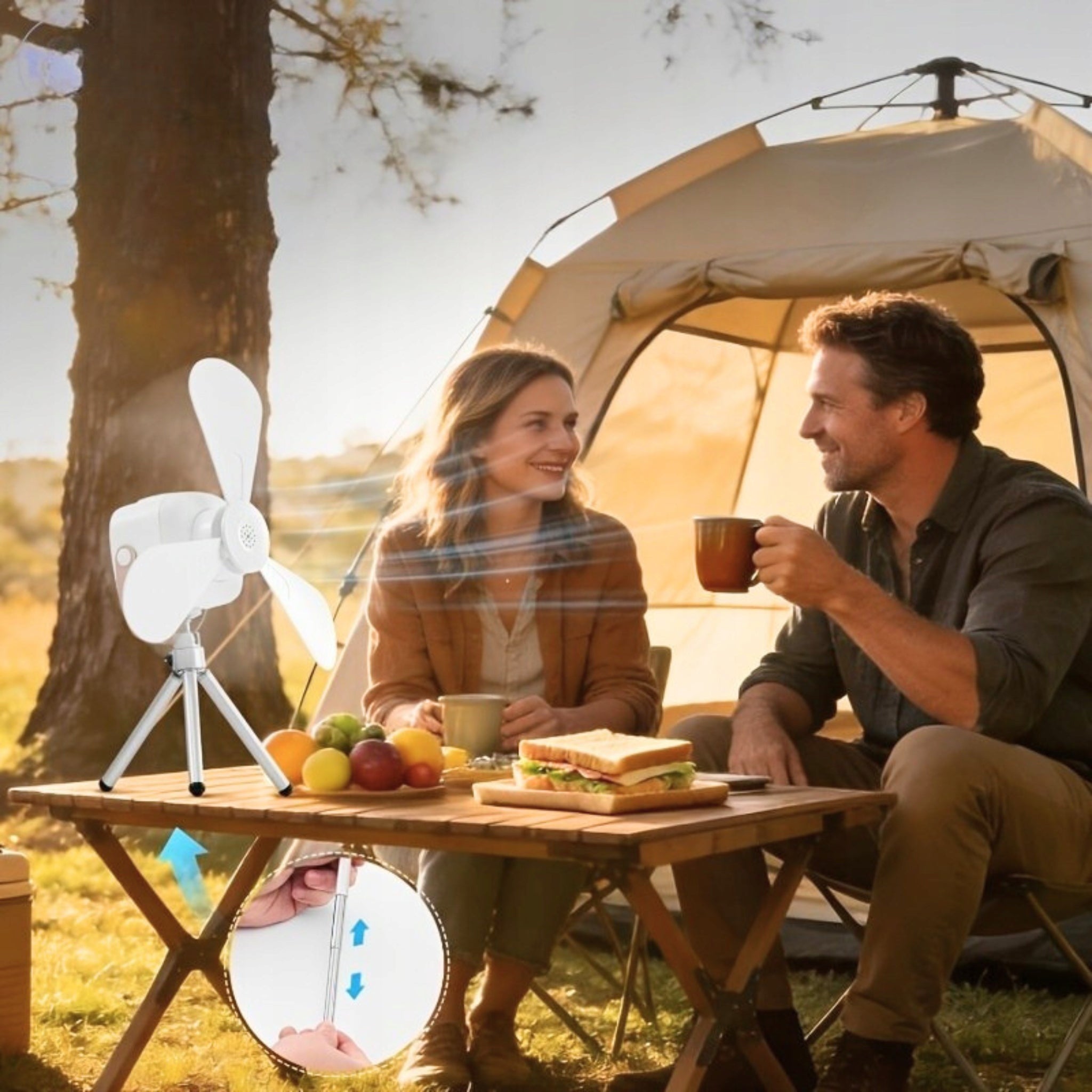 Ceiling diffuser portable camping fan 3600 mAh battery Brand no brand