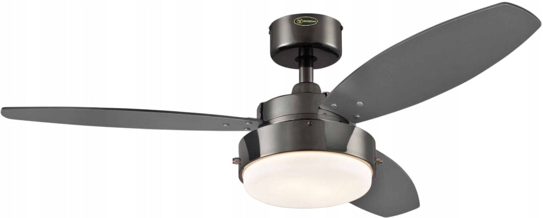Ceiling fan ALLOY Black/Graphite - 105cm | Large lamp with fan Manufacturer code 78764