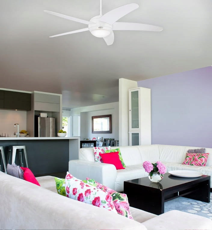 Ceiling fan BENDAN White - 132cm | Chandelier lamp fan with remote control EAN (GTIN) 4895105608833