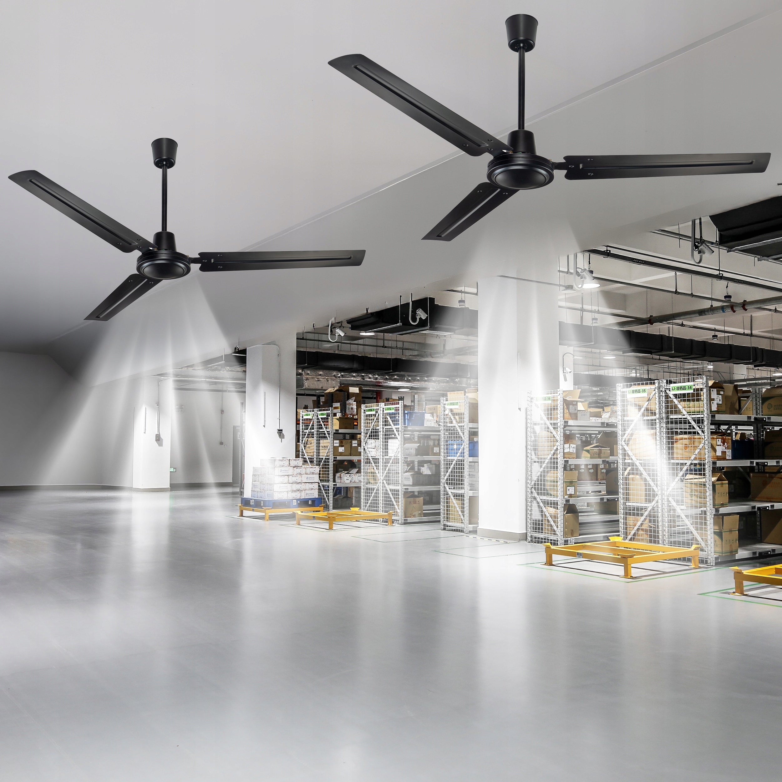 Ceiling fan EBERG HTX 140cm 5 speeds + regulator FREEBIE Packaging status original
