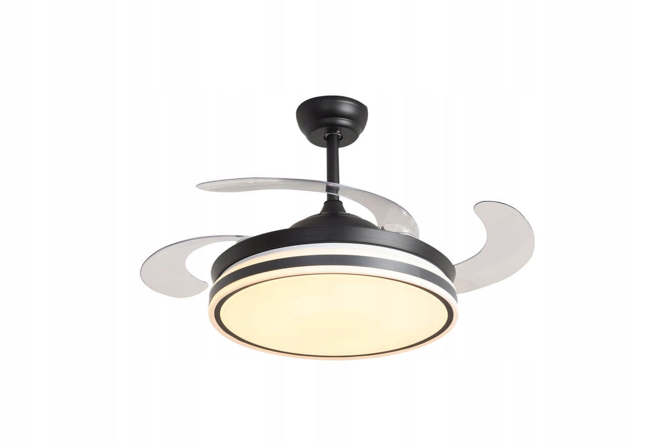 Ceiling fan with Ganuwa lighting, remote control Packaging status original
