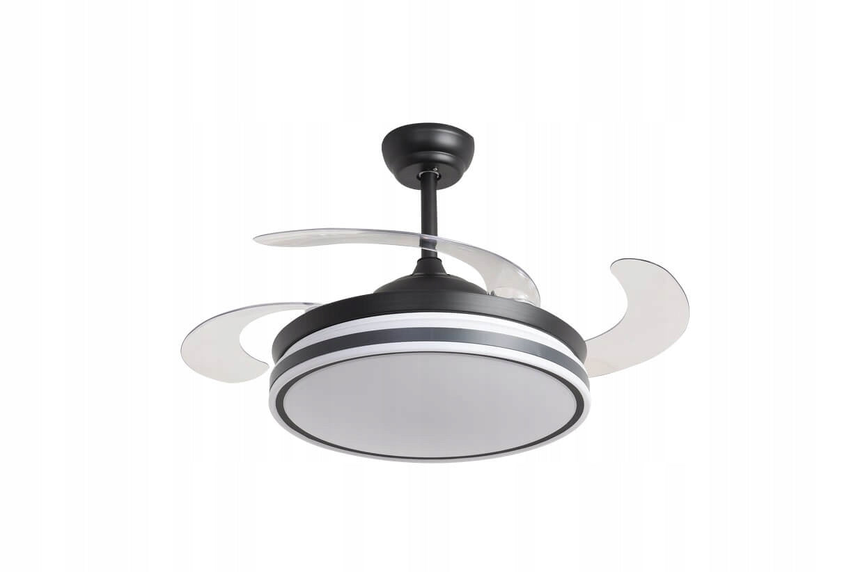 Ceiling fan with Ganuwa lighting, remote control