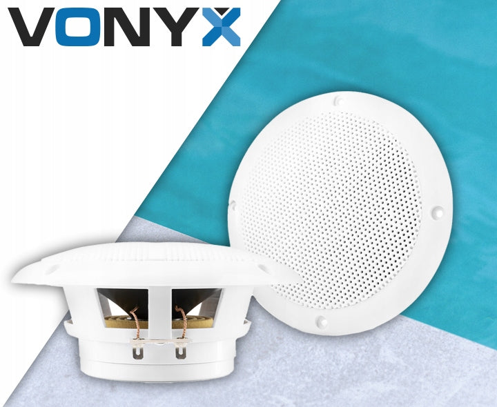 Ceiling speakers 2sz waterproof 2x80W VONYX Brand Vonyx