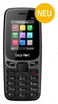 Cell Phone Beafon C80 dual SIM, Bluetooth, 800 mAh, black