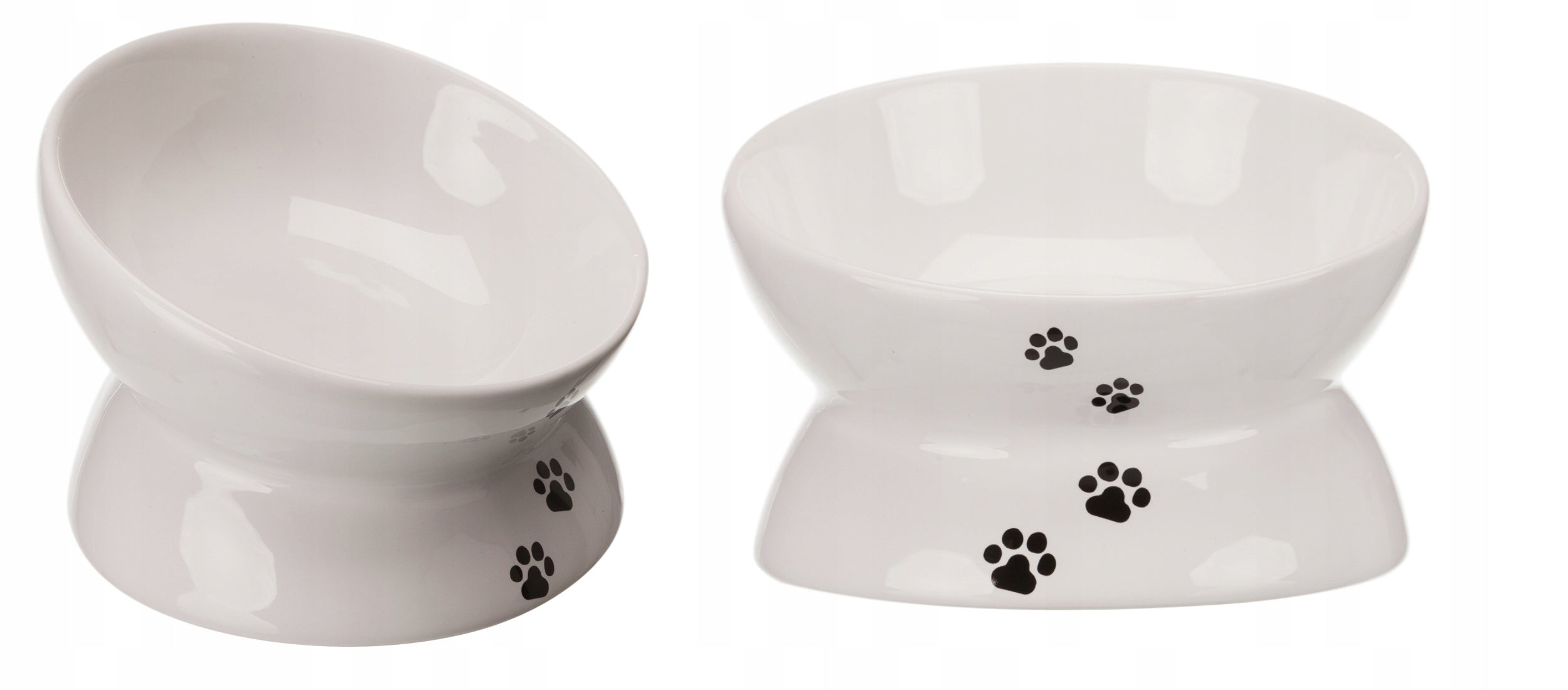 Ceramic BOWL ELEVATED for Cat FOR FOOD WATER TRIXIE 0,15L/13cm White Device type single bowl