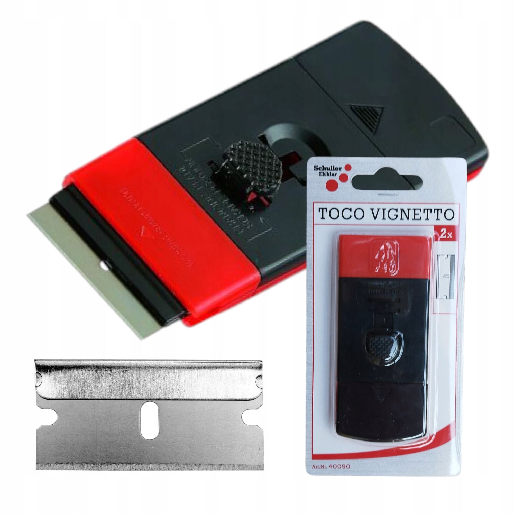 Ceramic Glass Induction Plate Cleaning Scraper Removes Stickers