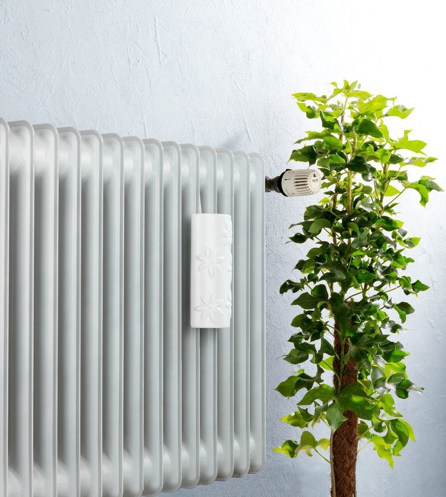 Ceramic HUMIDIFIER with flowers FOR RADIATOR WENKO Brand Wenko