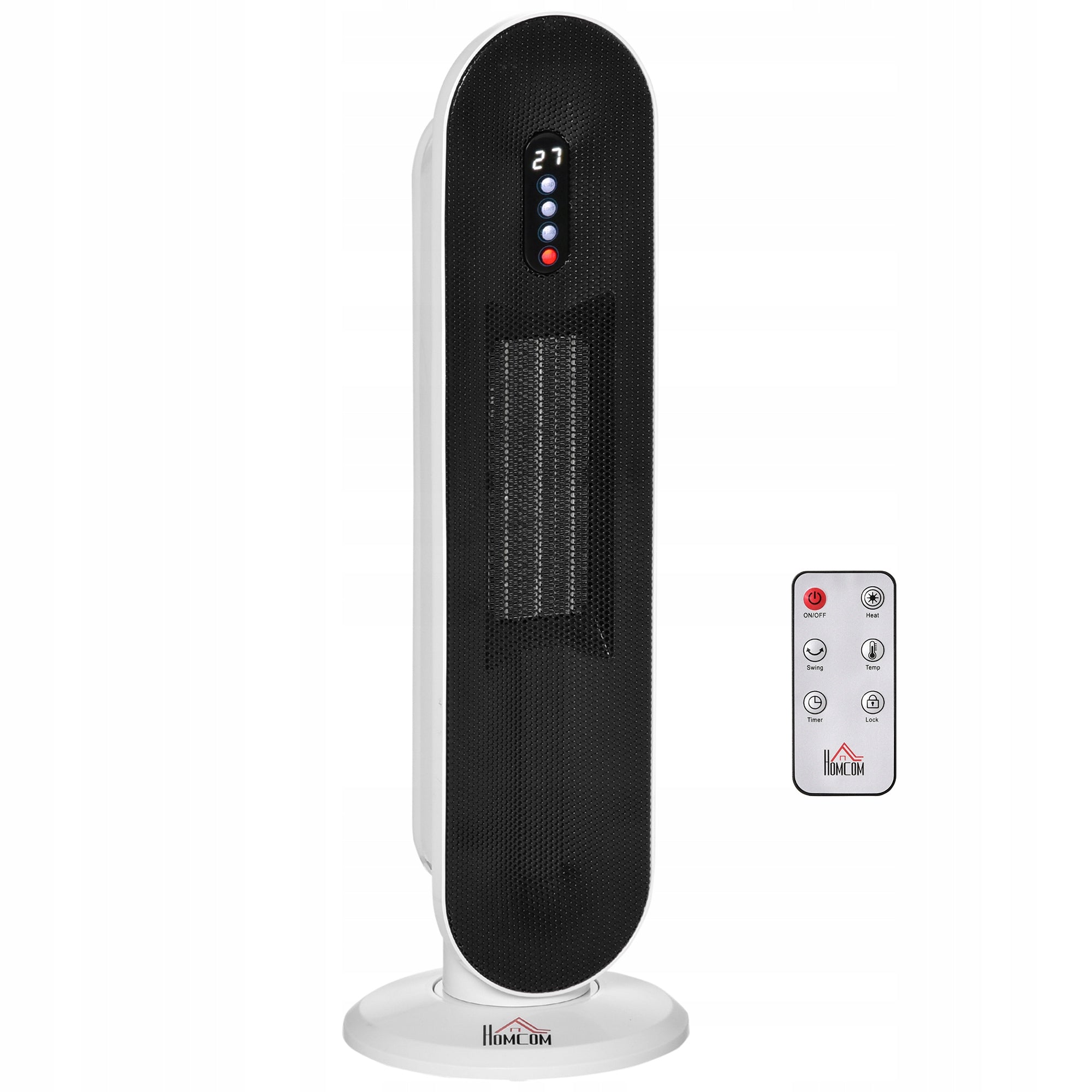 Ceramic PTC tower fan with oscillation function 1,2 KW/2 KW