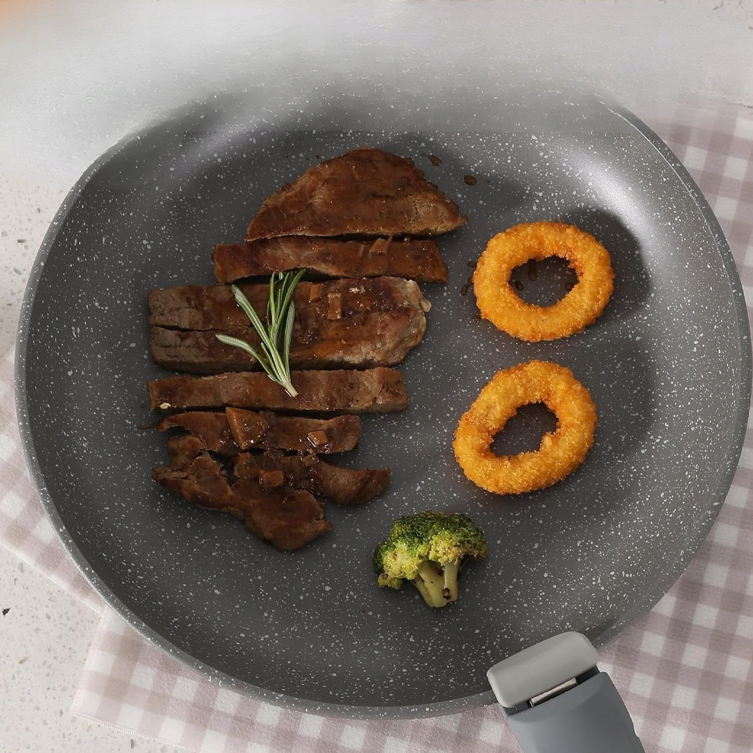 Ceramic Pan Pot Set 9 el. Detachable Handle Induction Gas Manufacturer code 9ELGREY