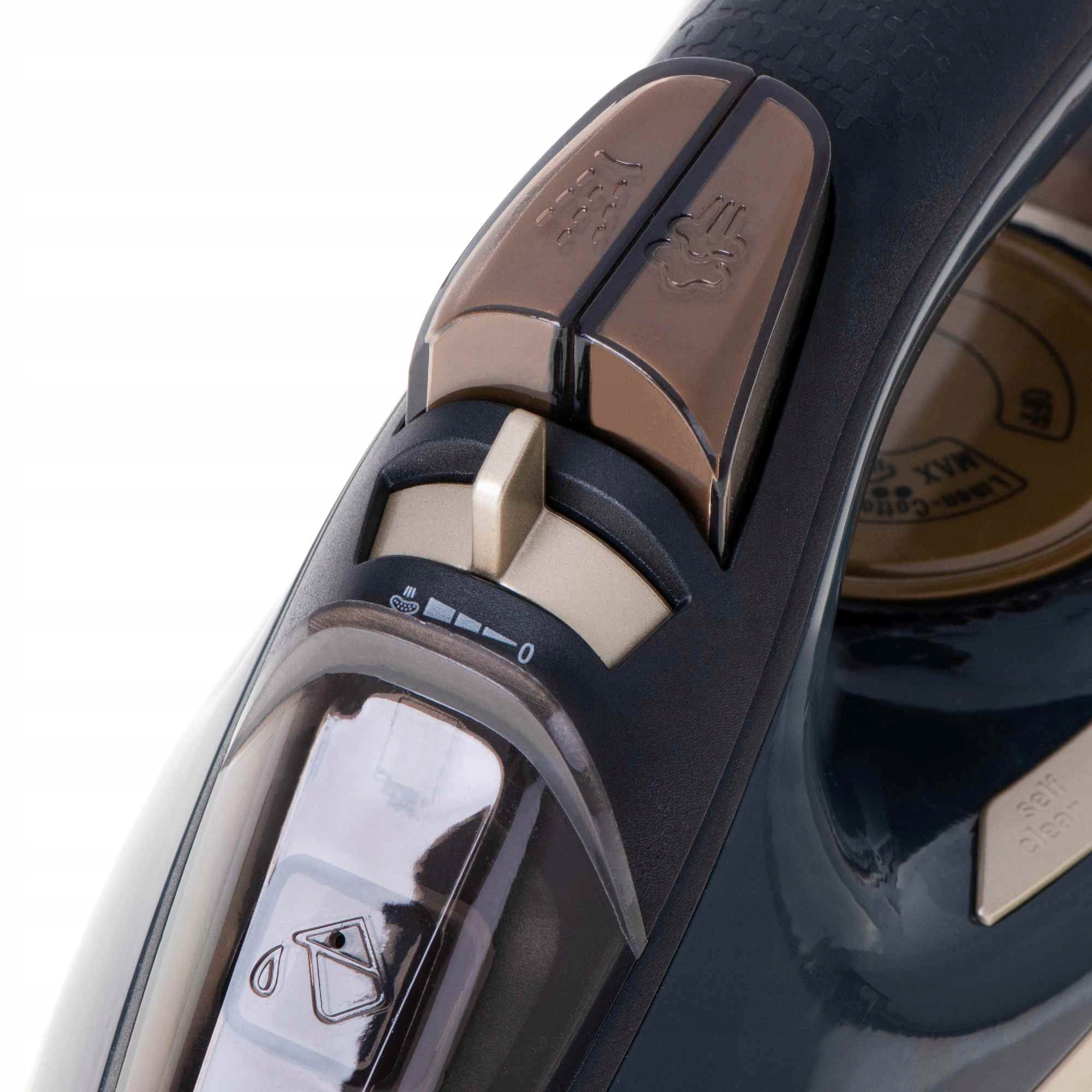 Ceramic Steam Iron HIGH POWER 3400W Self Cleaning FIREFIGHTER ANTI-DRIP Power 3400 W