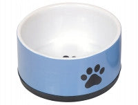 Ceramic bowl Nobby for dog/cat "Paw " with paw 0,4l Ø 14x6,5cm Packaging status original