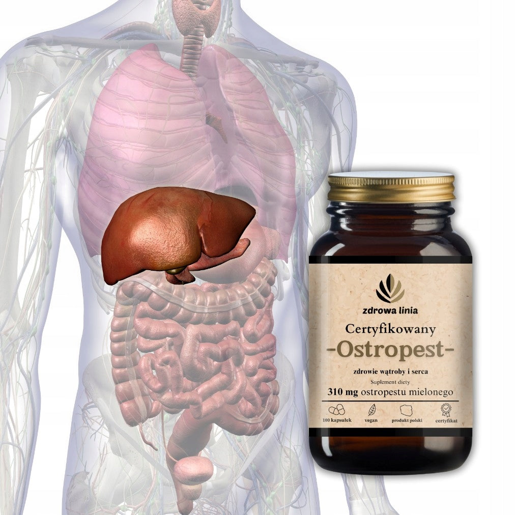 Certified Milk Thistle Liver and Heart Health 310mg Milk Thistle in One Manufacturer code 5905935871822