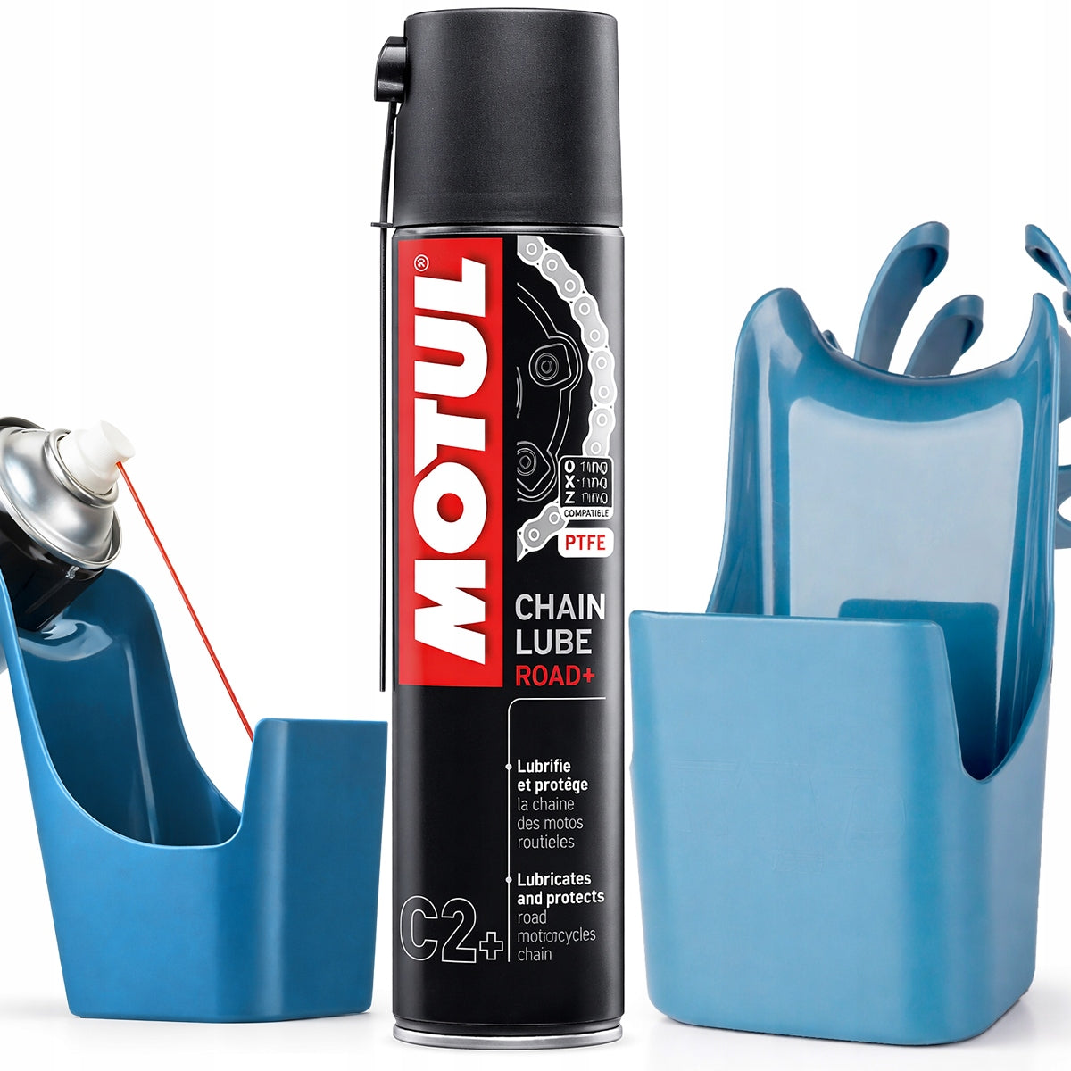 Chain Grease MOTUL C2+ Container Lubrication Holder Motorcycle Bike