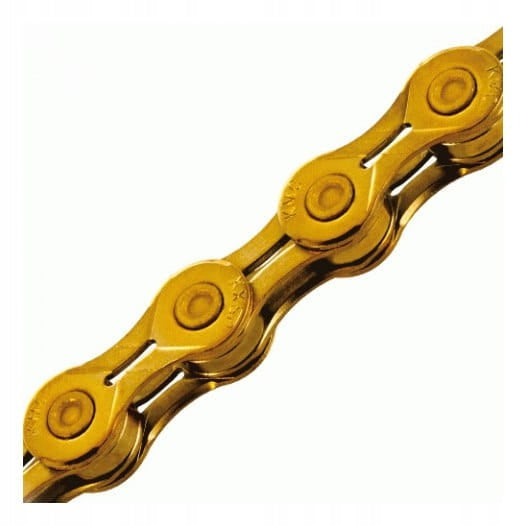Chain KMC X10EL 10 row 114 links + clip BOX gold Manufacturer code BX10ELT14