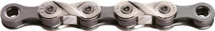 Chain KMC X8 114 links silver-grey, clip, BOX Manufacturer code BX08NG114