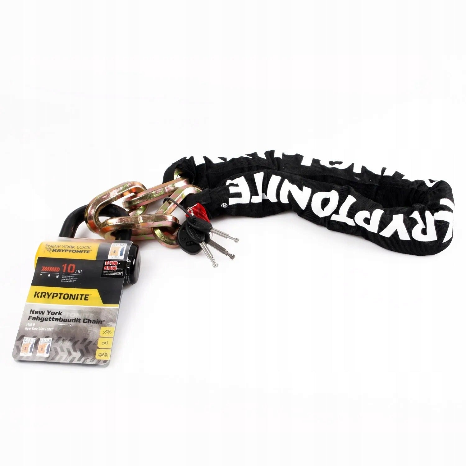 Chain KRYPTONITE NEW YORK FAHGETTABOUDIT 100cm