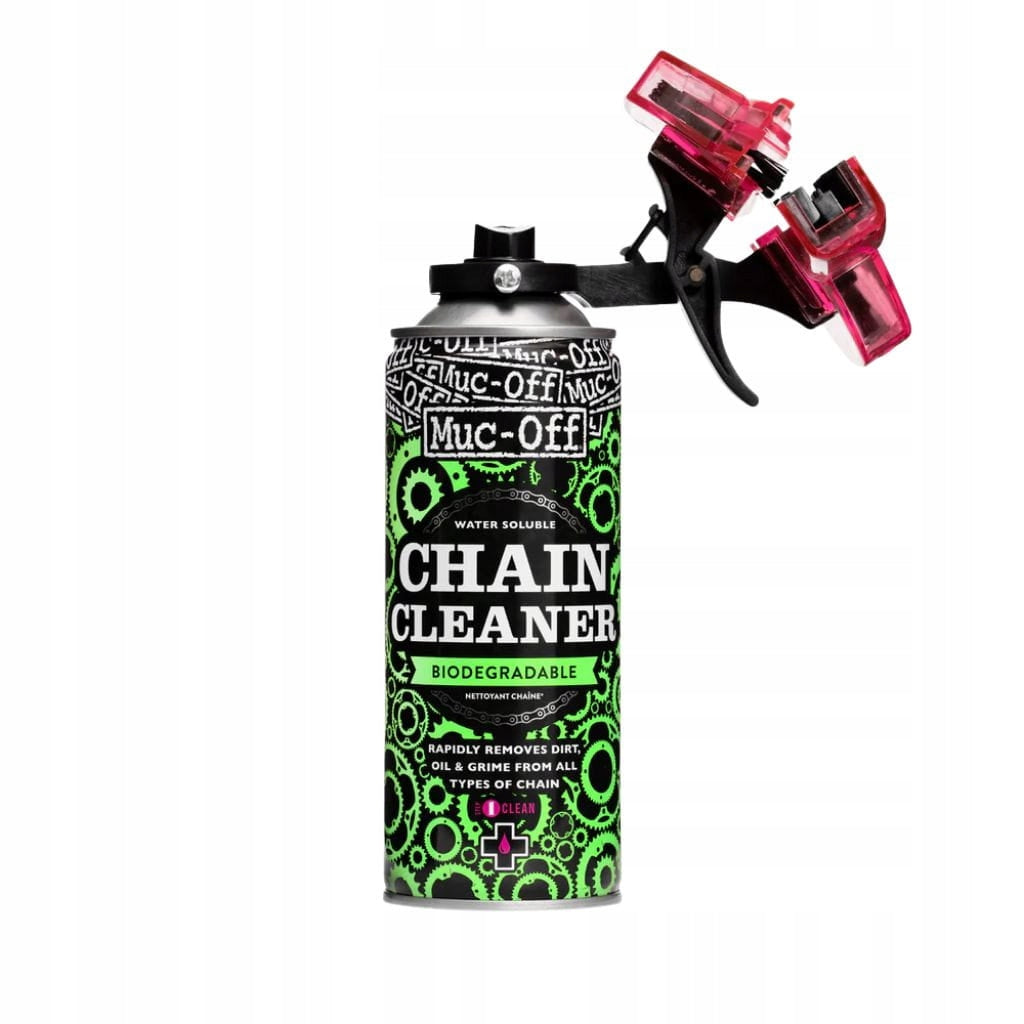 Chain cleaner with Muc-Off Bio Chain Doc 400ml