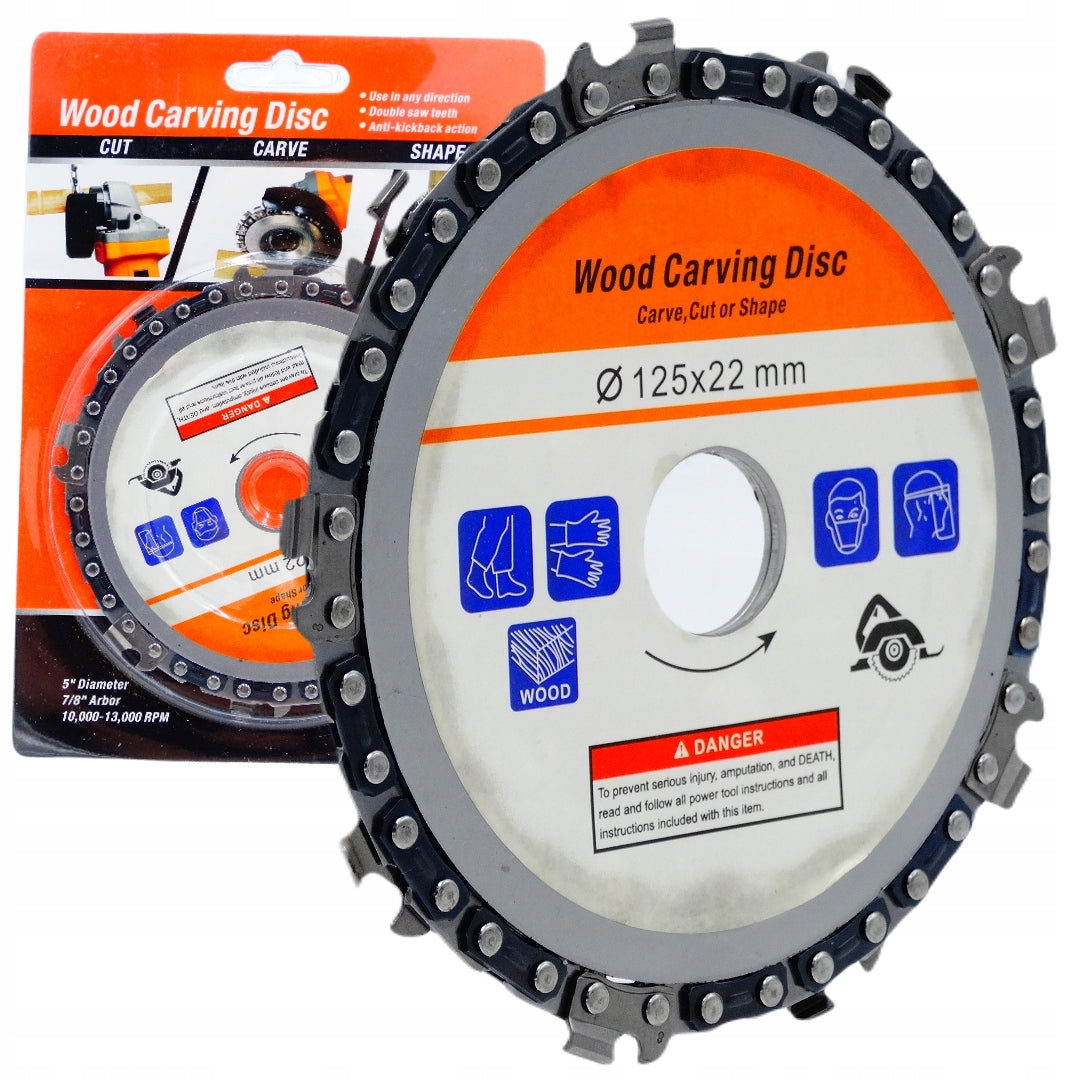 Chain disc for wood grinder 125mm Brand no brand