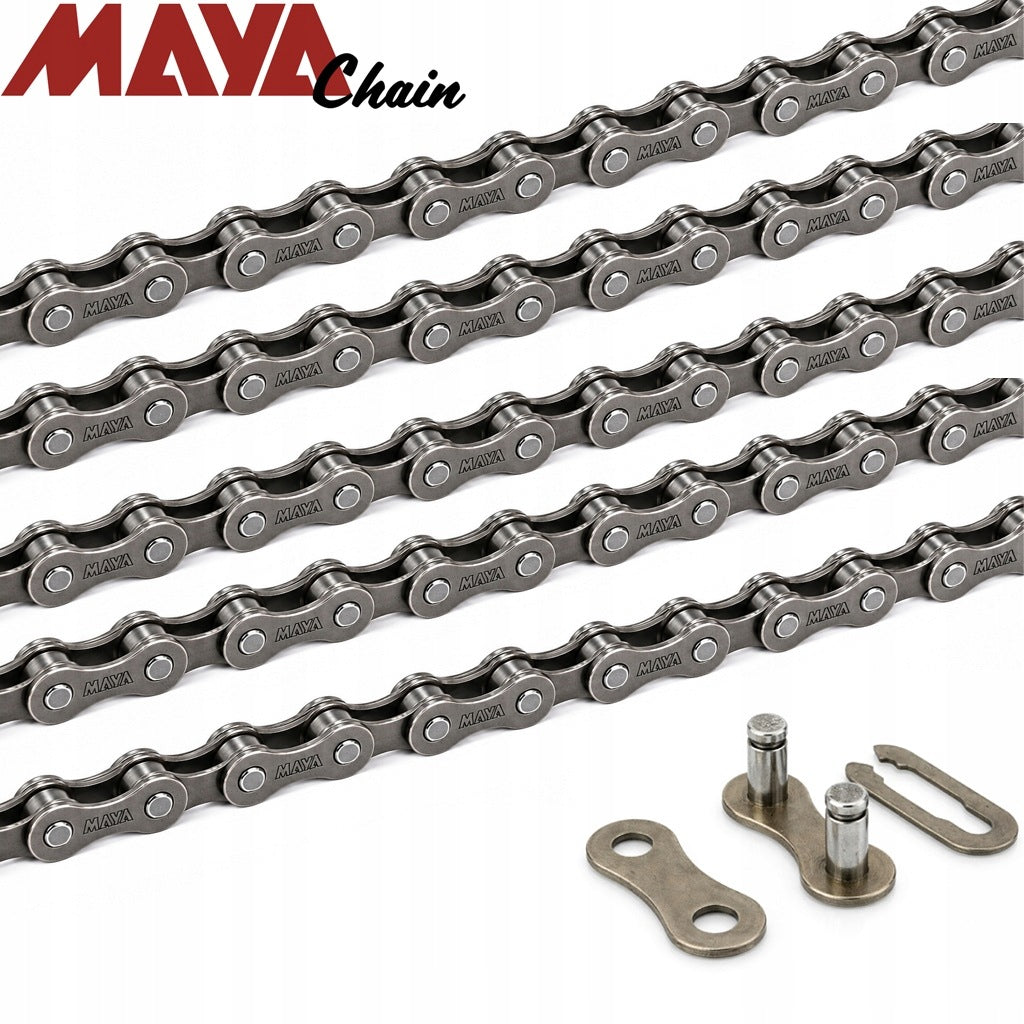 Chain for Bike 1 Row MAYA C-410 112 Link + Clip Manufacturer code C-410 112