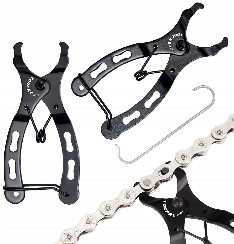 Chain pliers for unfastening and fastening clips toopre chain