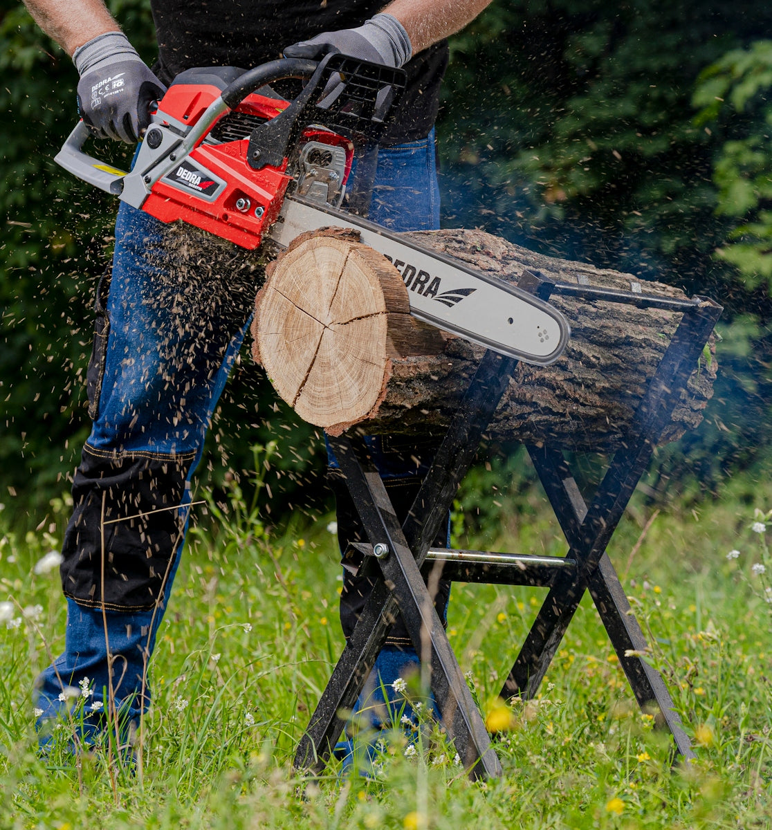 Chainsaw 2 guides 45cm 40cm 2,4kW 58cm³ DEDRA Power supply combustion