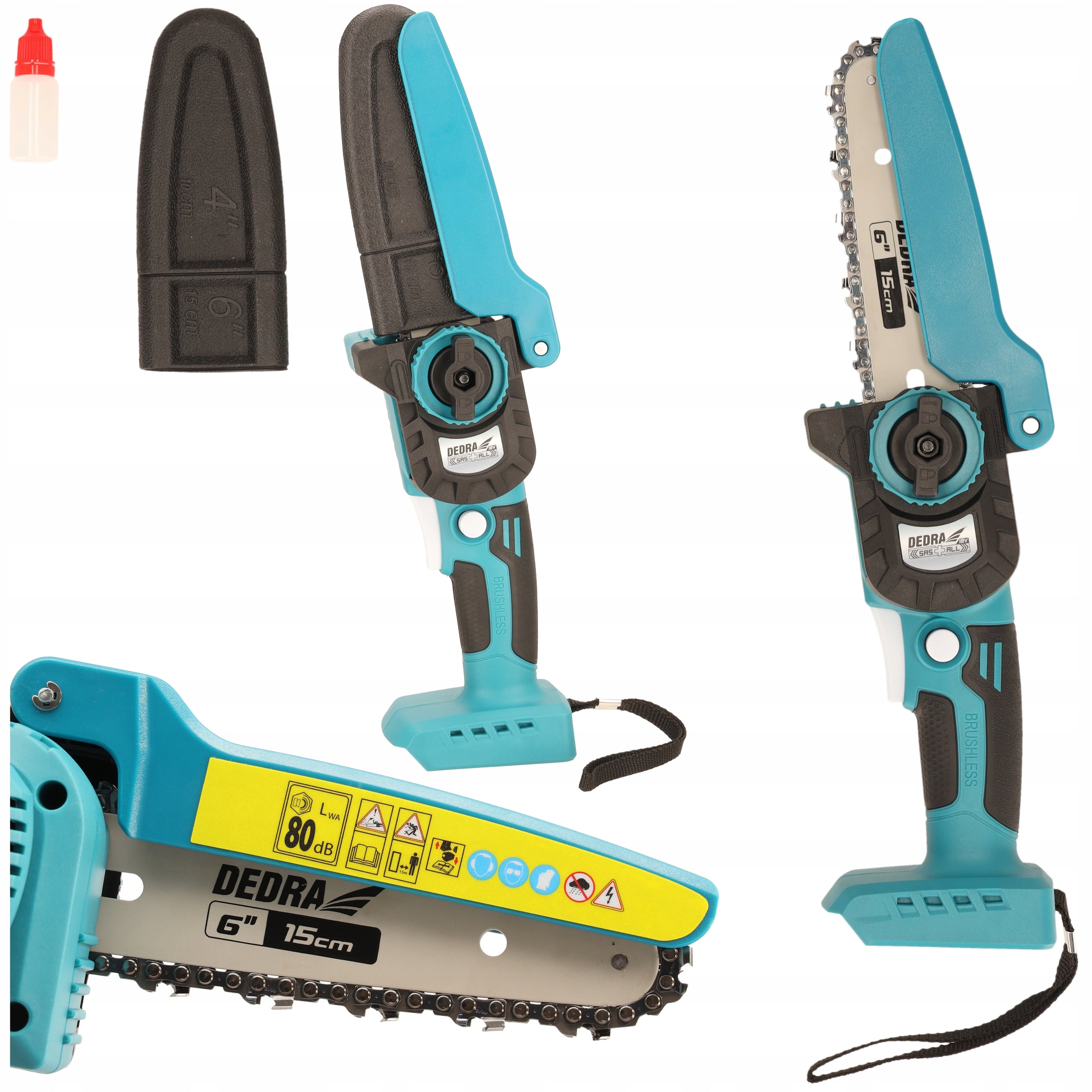 Chainsaw Cordless Saw Branch 6" 15cm for Roofers DEDRA