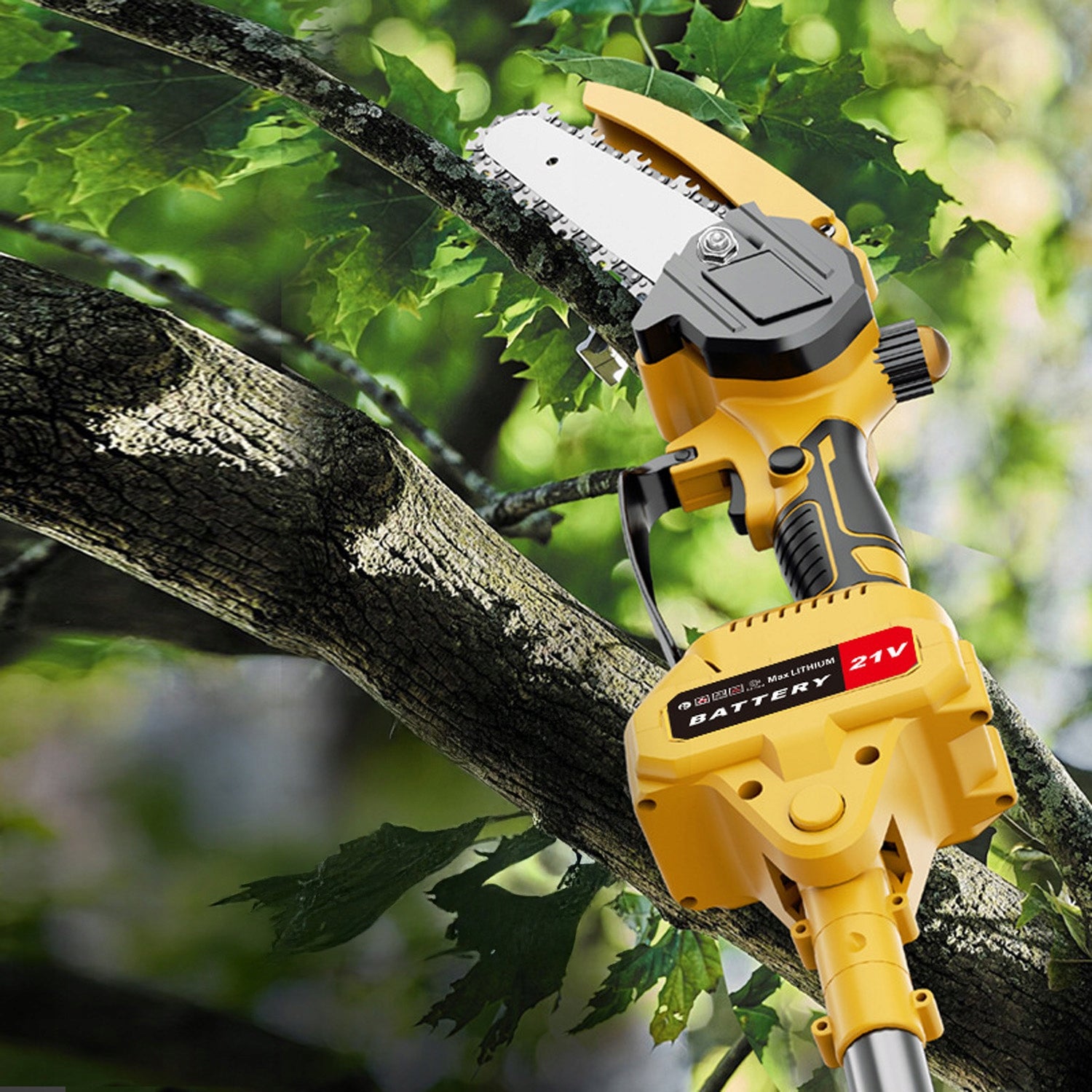 Chainsaw Cordless Telescopic Tree Saw 6" 2 x AKU Manufacturer code 2w1 Piła Łańcuchowa 6" Teleskopowa BEDEE