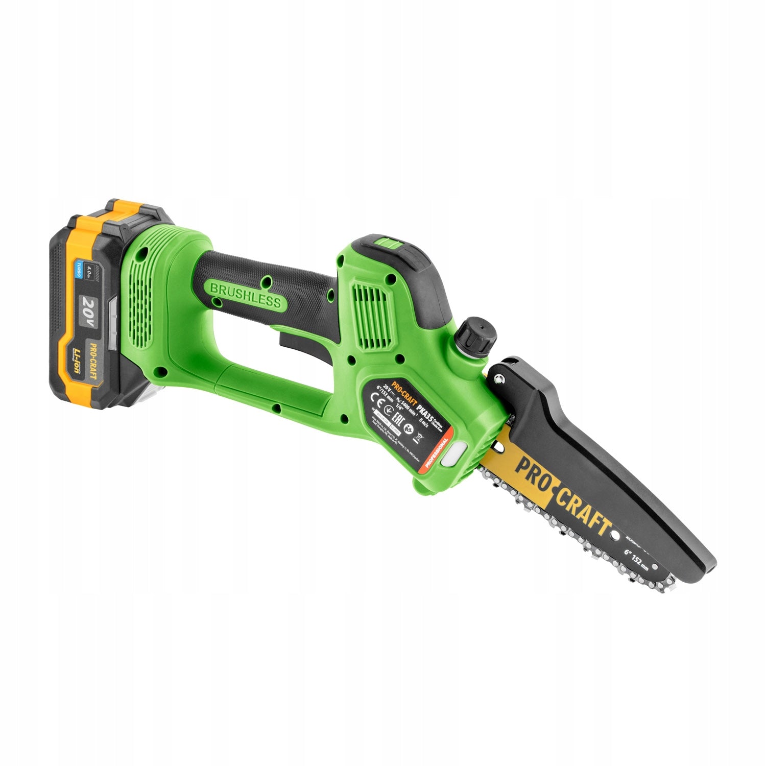 Chainsaw Procraft cordless PK35 with battery and charger Manufacturer code PKA35