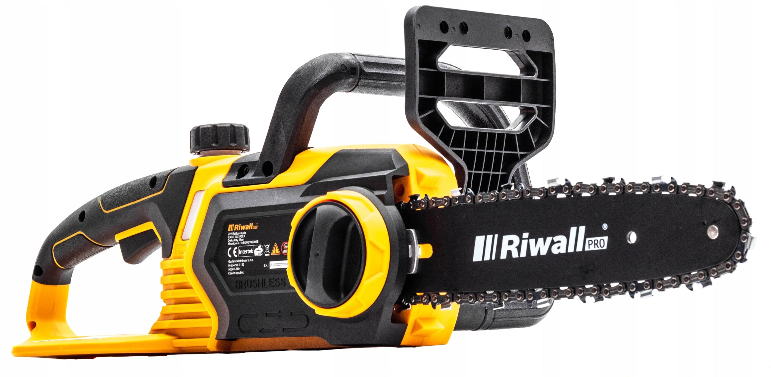 Chainsaw Riwall RACS 2520i set battery charger Packaging status original