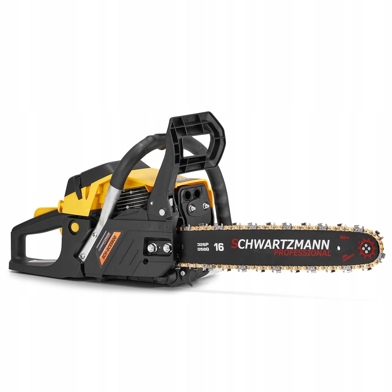 Chainsaw combustion wood saw SCHWARTZMANN Power supply combustion