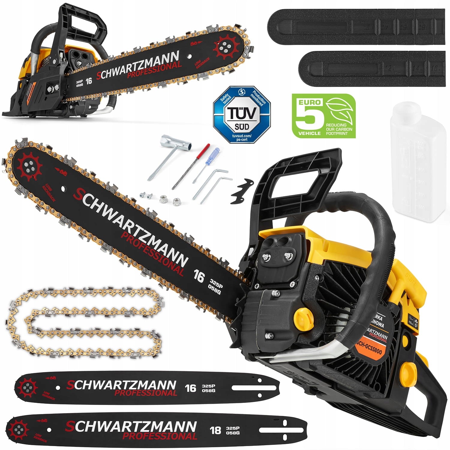 Chainsaw combustion wood saw SCHWARTZMANN