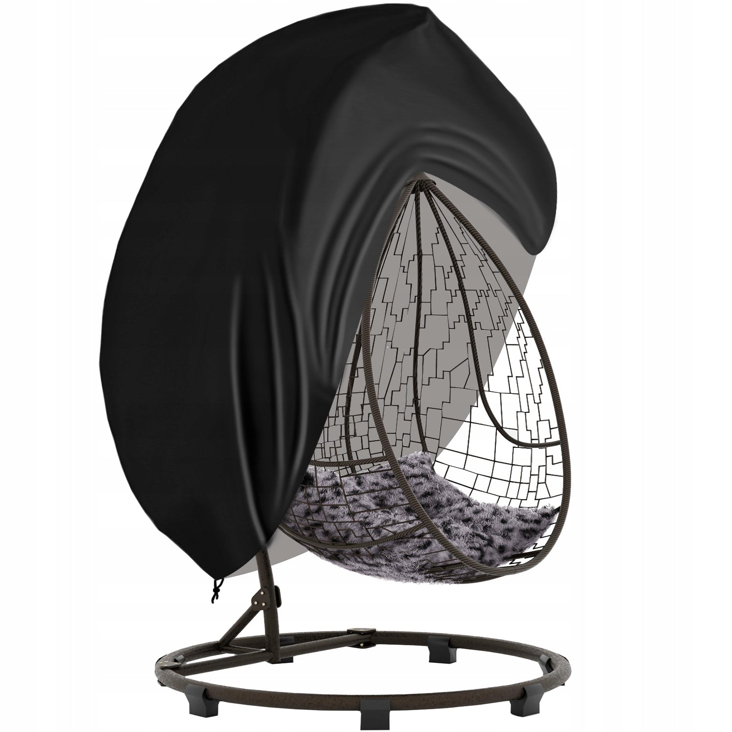 Chair Cover Hanging Cocoon Garden Swing Basket Double Cover