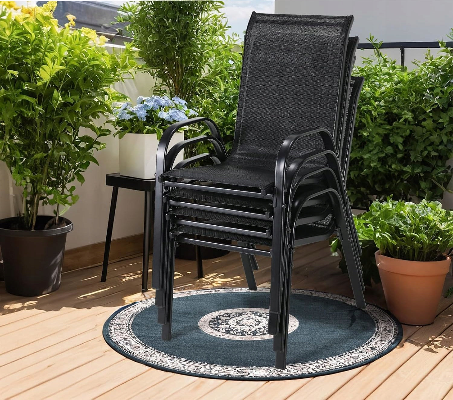 Chair Garden Chairs Boa Black Garden Terrace Balcony Plot Patio Customs tariff code 94017900