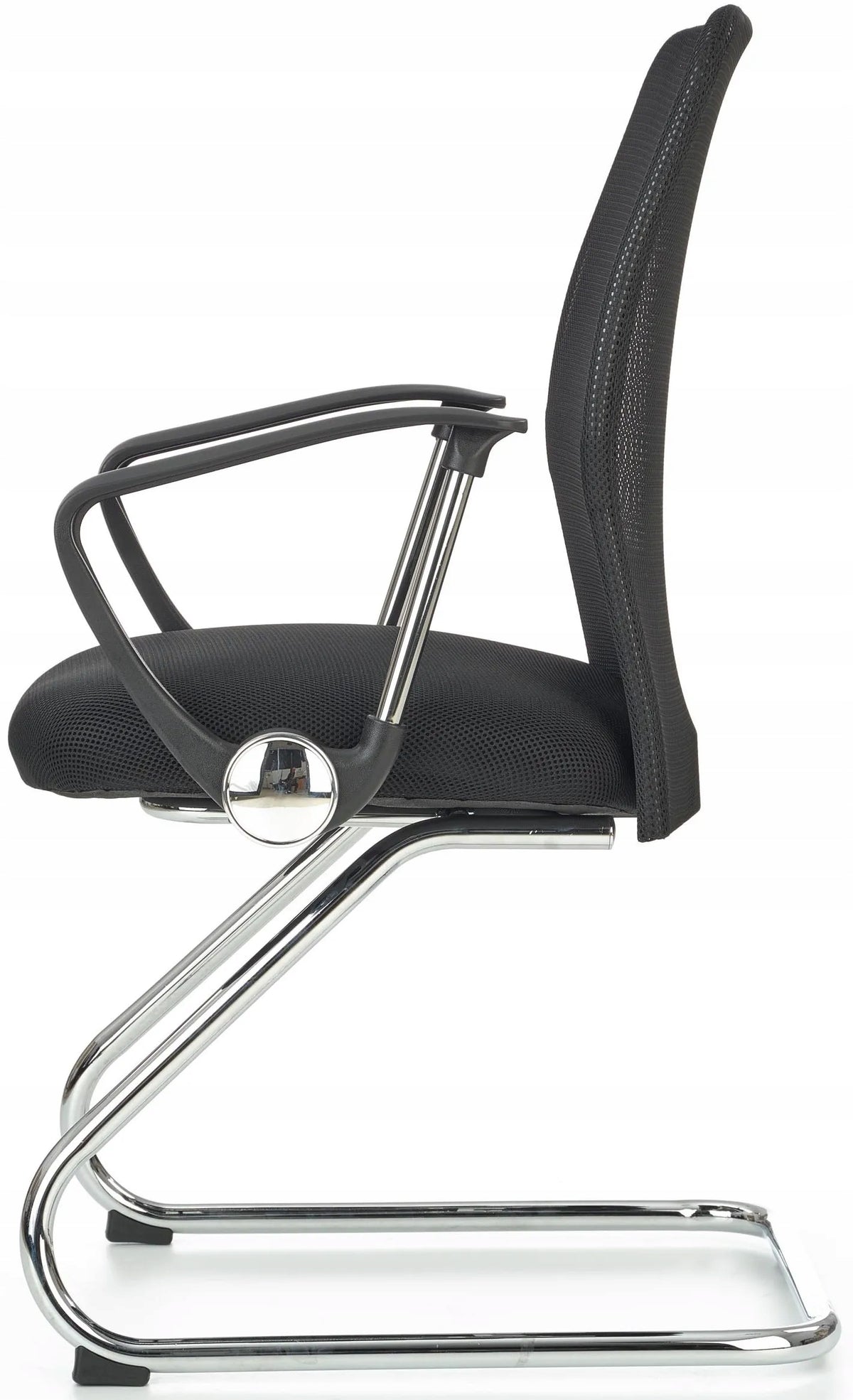 Chair On Skids Vire Skid Black Office Chair Modern Halmar Furniture depth 60 cm