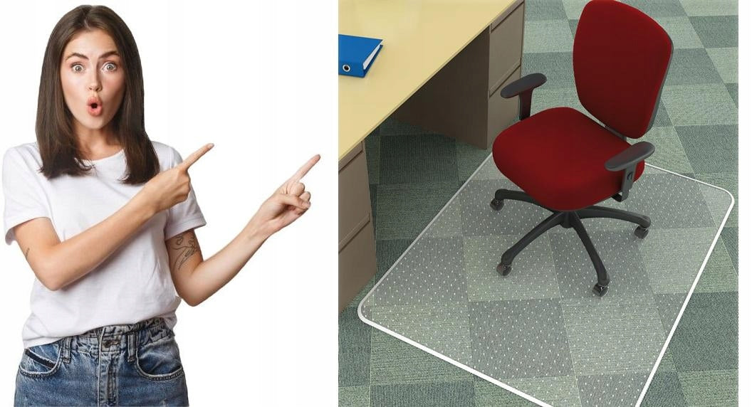 Chair mat Q-CONNECT for carpets 900x1200