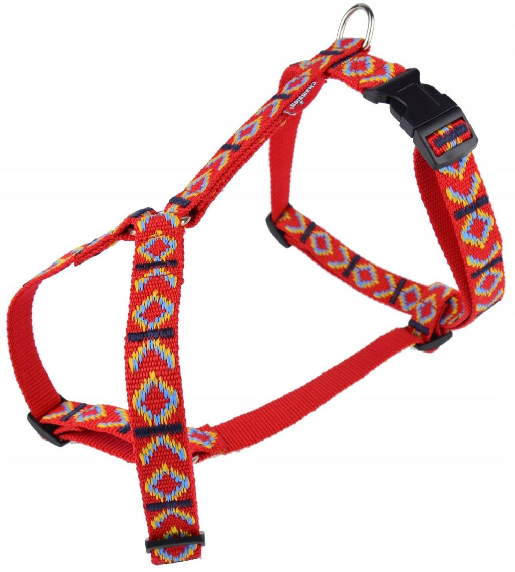 Champion Harness for Big Dog Adjustable Tape Guard 60 Red Aztek