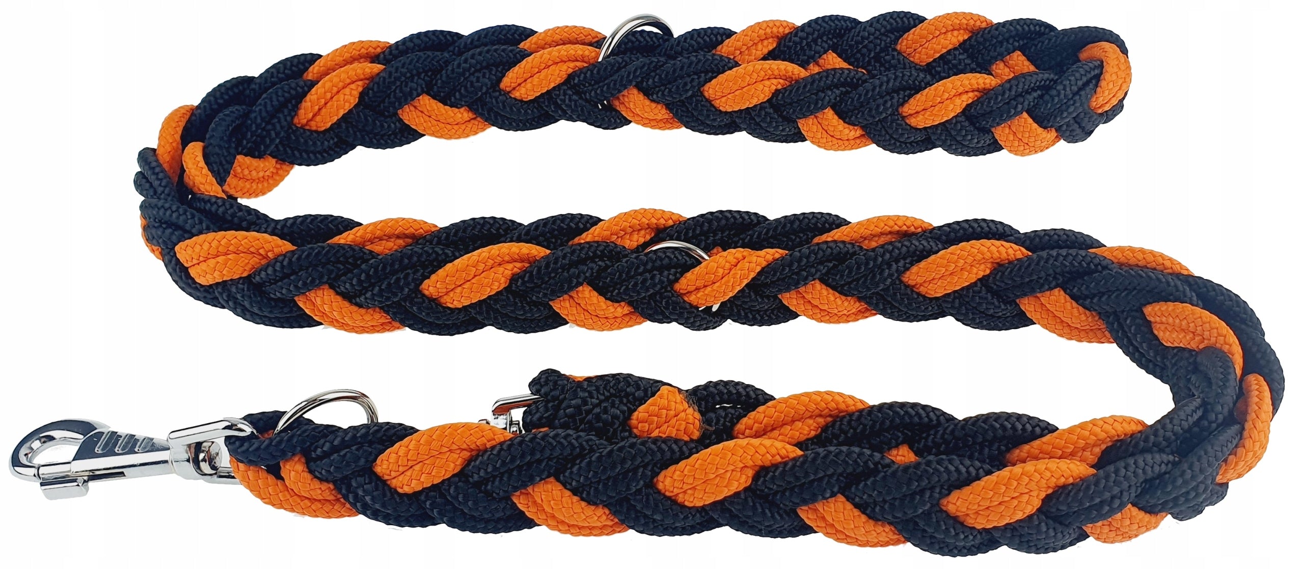 Champion Lanyard for Big Dog 2.5m Adjustable Braid Black Orange