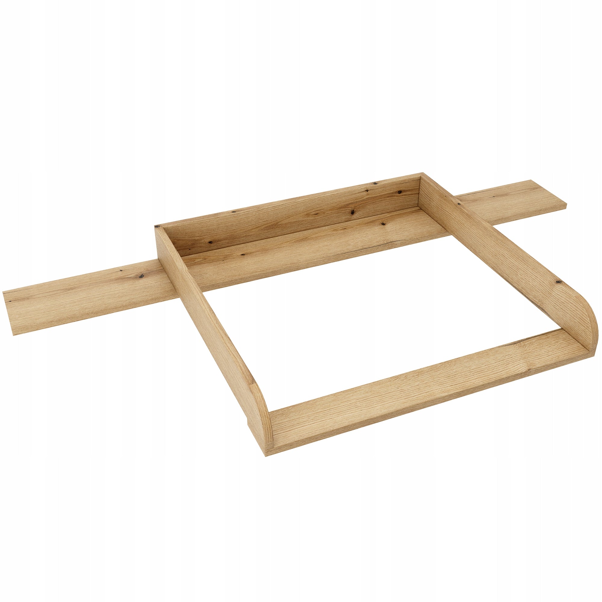 Changing Table Hemnes Dresser Cover 50 cm IKEA 78x80 cm Zaokr Oak with Blend